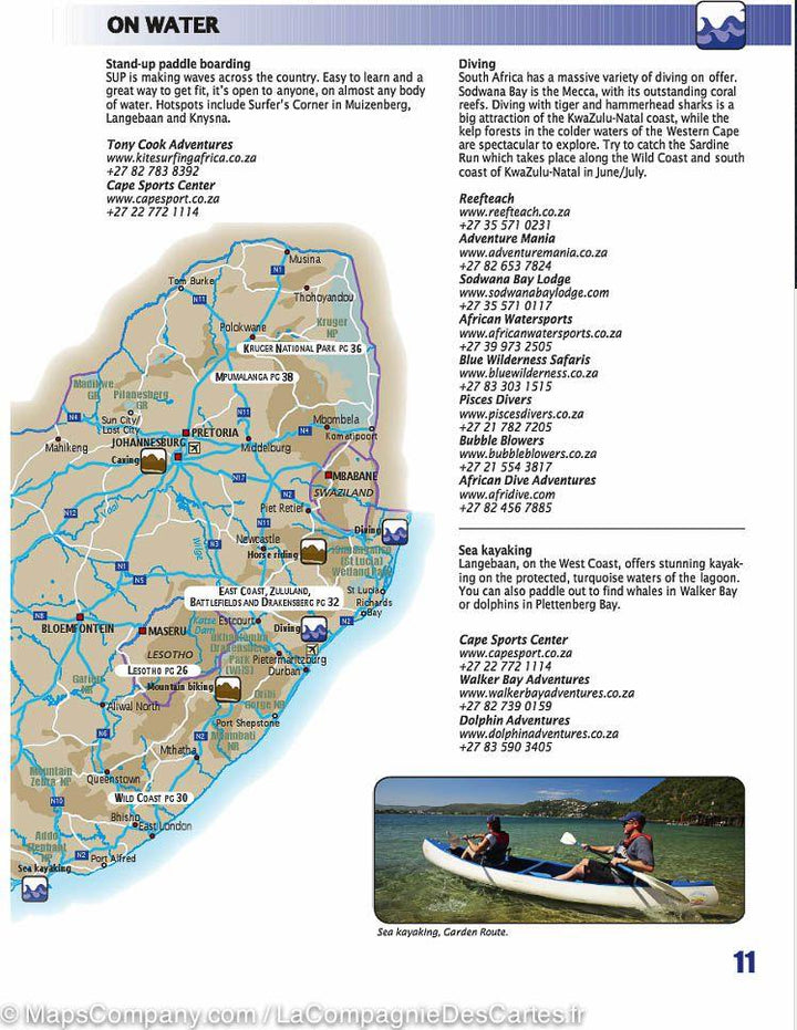 Mild to Wild : Adventures & Activities in Southern Africa (MapStudio) - en anglais | MapStudio - La Compagnie des Cartes
