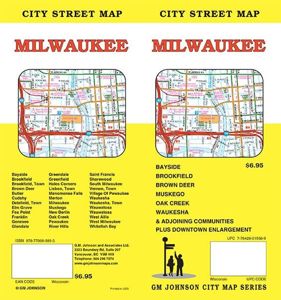 Milwaukee, Wisconsin | GM Johnson plan de ville GM Johnson