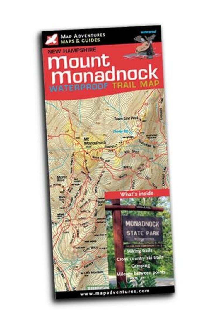 Carte de randonnée imperméable - Mount Monadnock (New Hampshire) | Map Adventures carte de randonnée Map Adventures