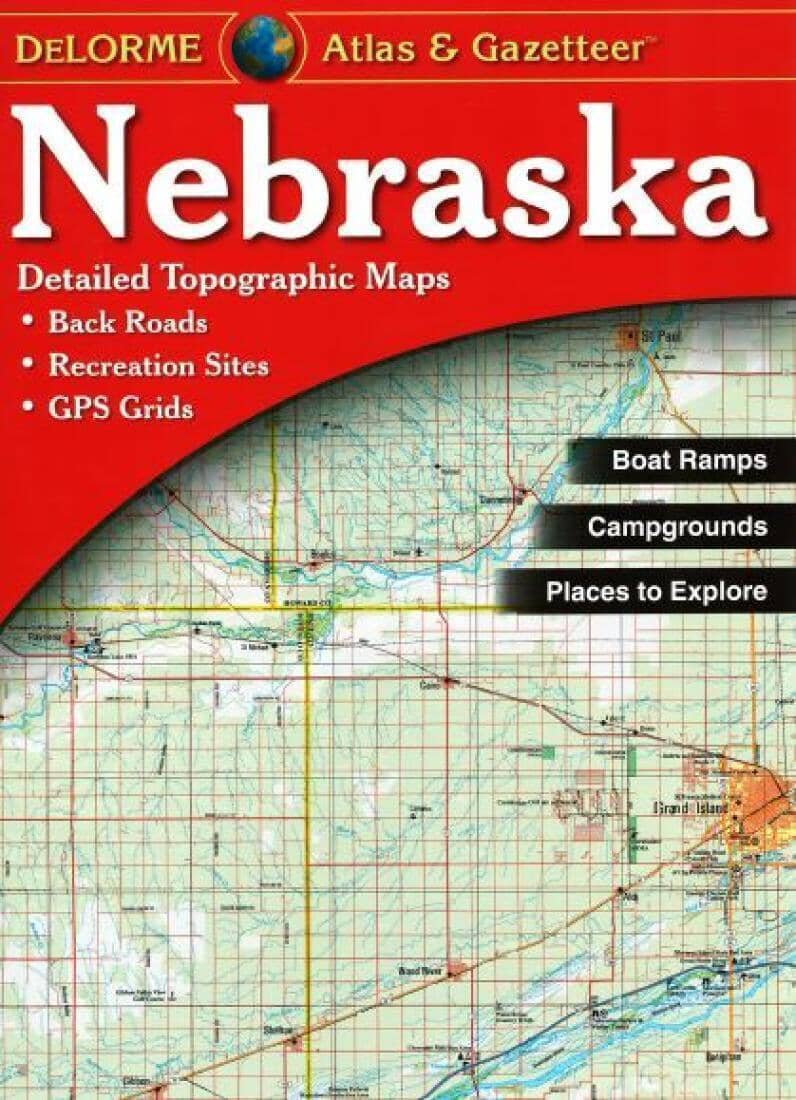 Nebraska Atlas & Gazetteer | DeLorme atlas DeLorme