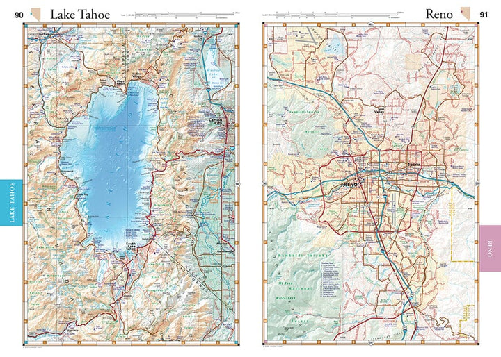 Nevada Road and Recreation Atlas | Benchmark Maps atlas Benchmark Maps 