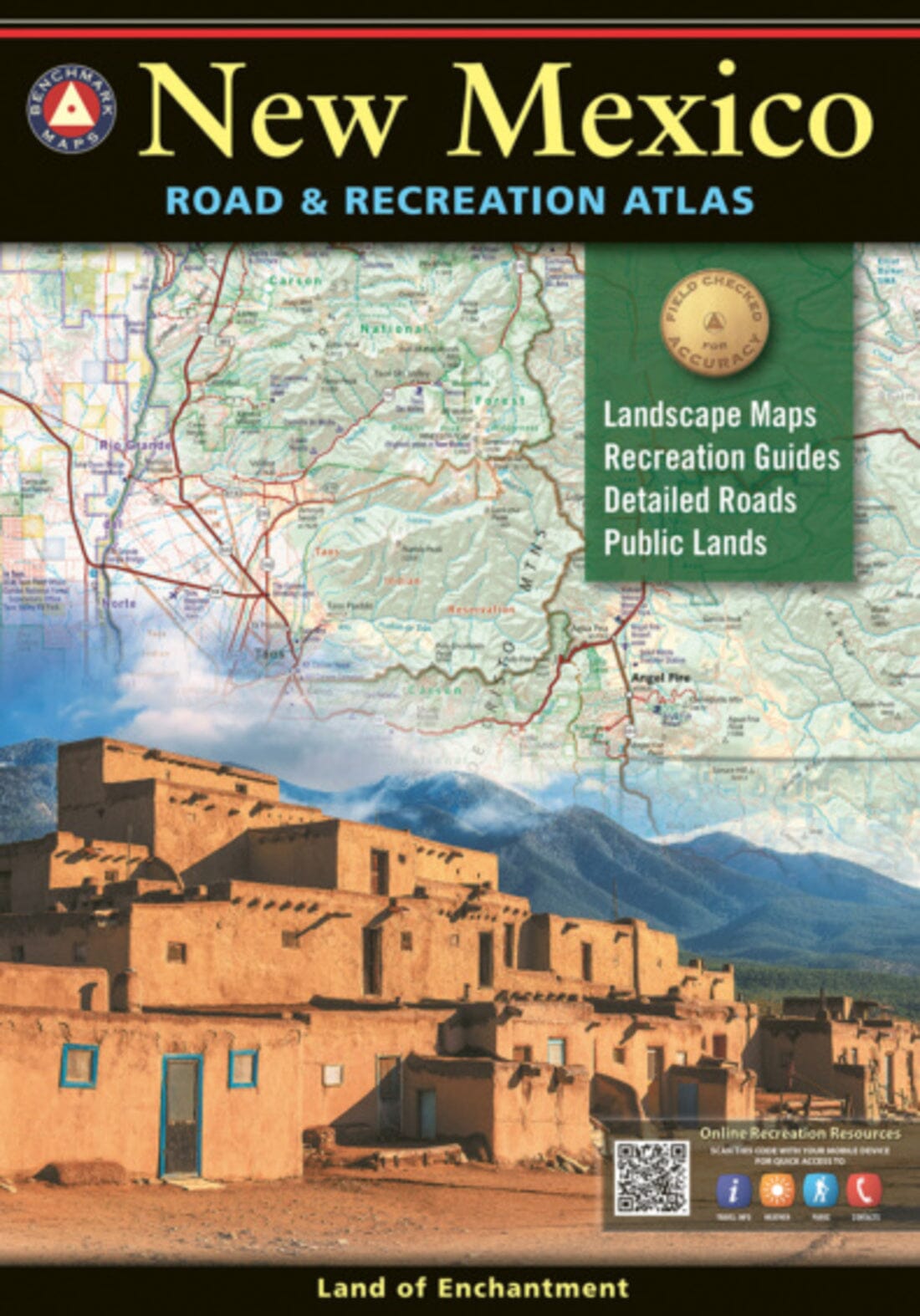 New Mexico Road and Recreation Atlas | Benchmark Maps atlas Benchmark Maps