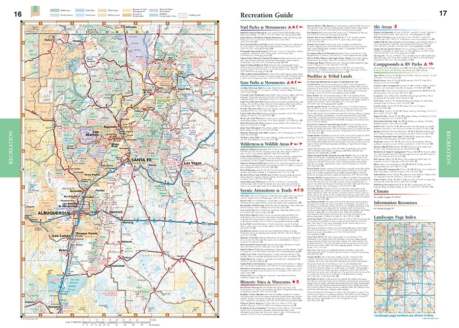 New Mexico Road and Recreation Atlas | Benchmark Maps atlas Benchmark Maps 
