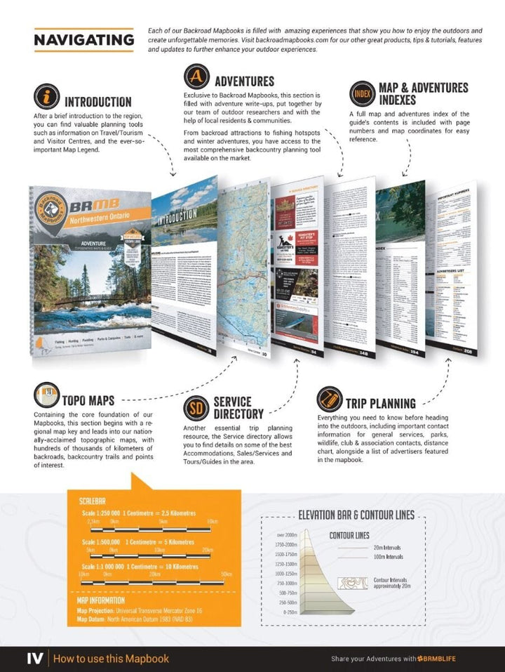 Nord-ouest de l'Ontario MapBook | Backroads Mapbooks atlas Backroads Mapbooks 