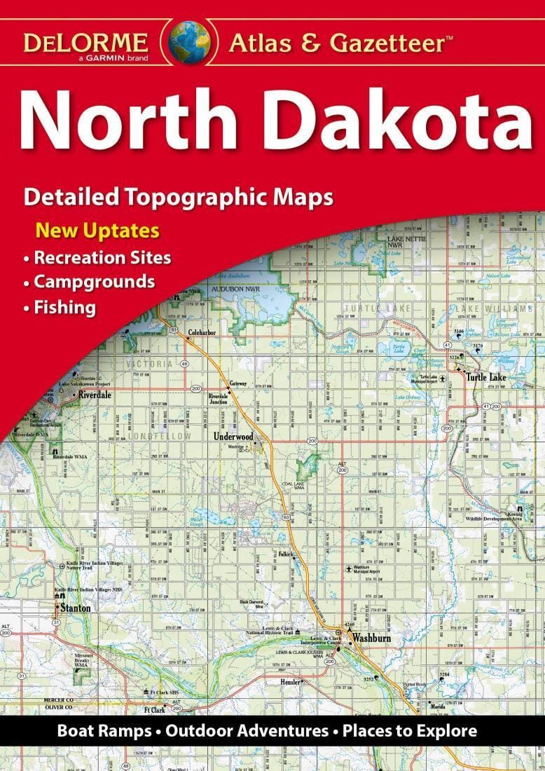 North Dakota Atlas & Gazetteer | DeLorme atlas DeLorme Default Title