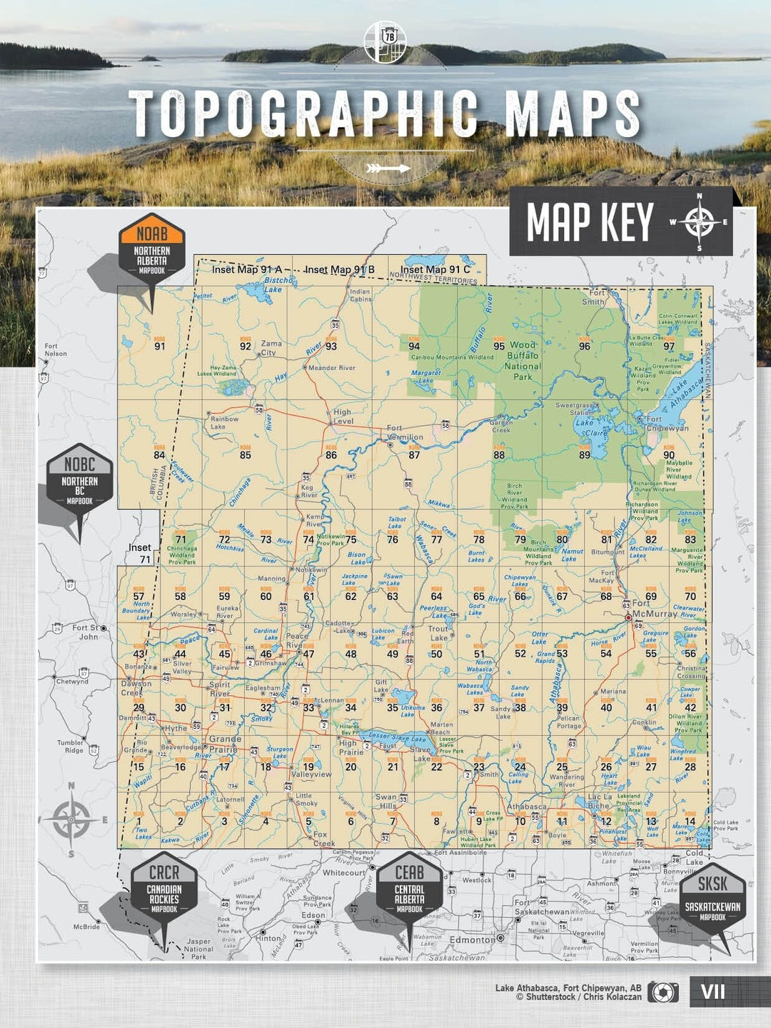 Mapbook Detailed Northern Alberta MapBook | Backroads Mapbooks – Cartovia