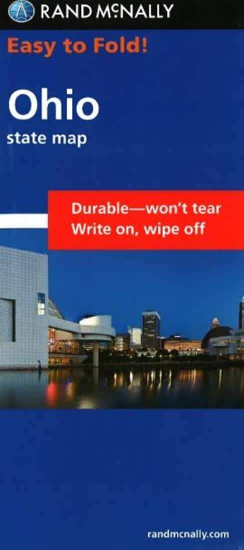 Ohio, carte facile à plier | Rand McNally carte routière Rand McNally