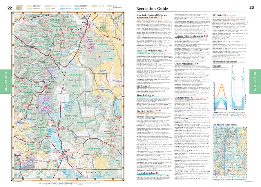 Oregon Road and Recreation Atlas | Benchmark Maps atlas Benchmark Maps 
