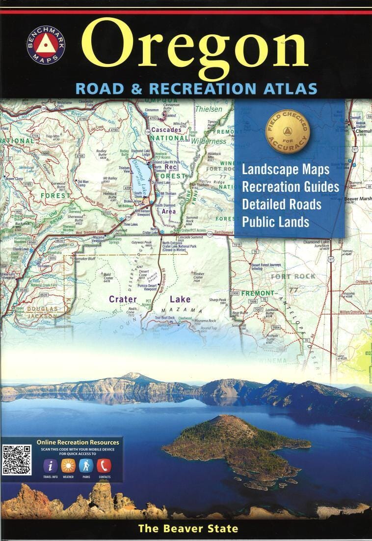 Oregon Road and Recreation Atlas | Benchmark Maps atlas Benchmark Maps 