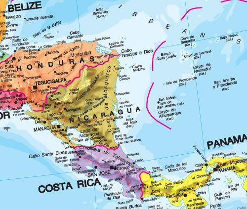 Panneau épinglable (en anglais) - Amérique du Nord politique - 120 x 100 cm | Maps International panneau épinglable Maps International