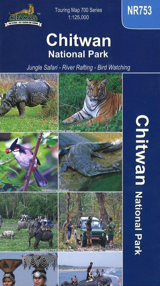 Chitwan National Park - Nepal | Himalayan MapHouse Pvt. Ltd Hiking Map 