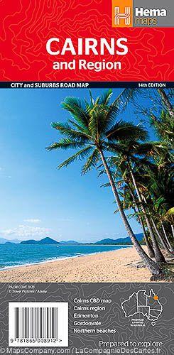 Plan de Cairns et de sa région (Australie) | Hema Maps plan de ville Hema Maps