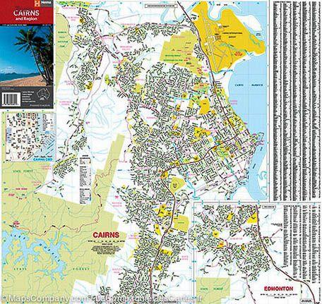 Plan de Cairns et de sa région (Australie) | Hema Maps plan de ville Hema Maps