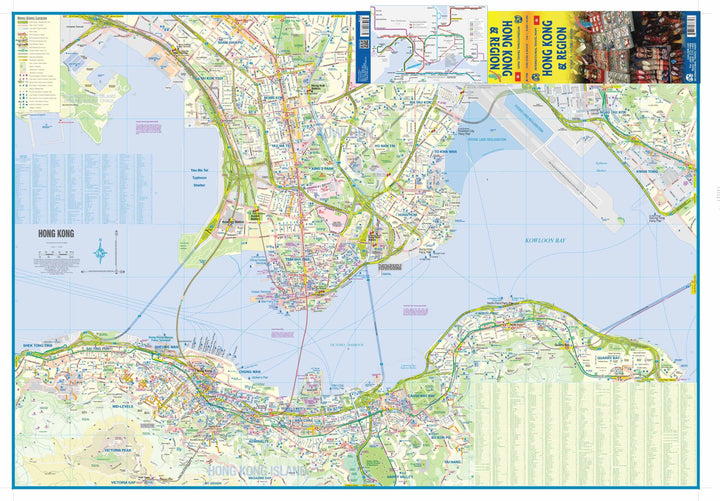 Plan de Hong Kong et de sa Region | ITM carte pliée ITM 