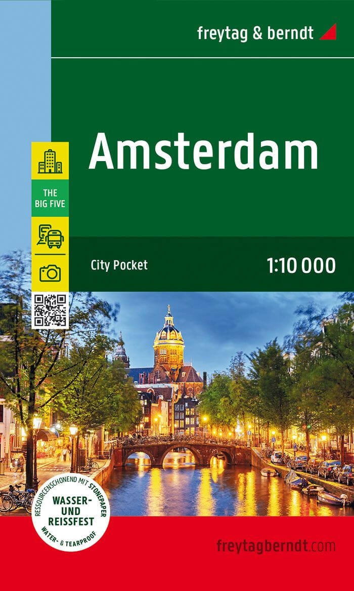 Plan de poche - Amsterdam (Pays-Bas) | Freytag & Berndt carte pliée Freytag & Berndt 