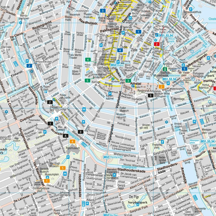 Plan de poche - Amsterdam (Pays-Bas) | Freytag & Berndt carte pliée Freytag & Berndt 