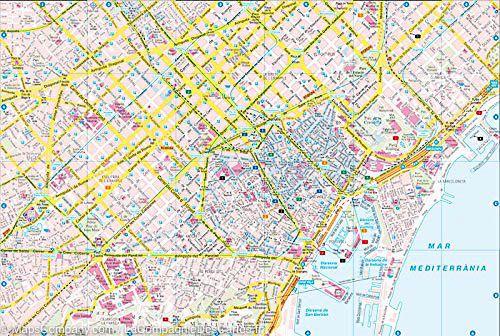 Plan de poche - Barcelone (Espagne) | Freytag & Berndt plan de ville Freytag & Berndt