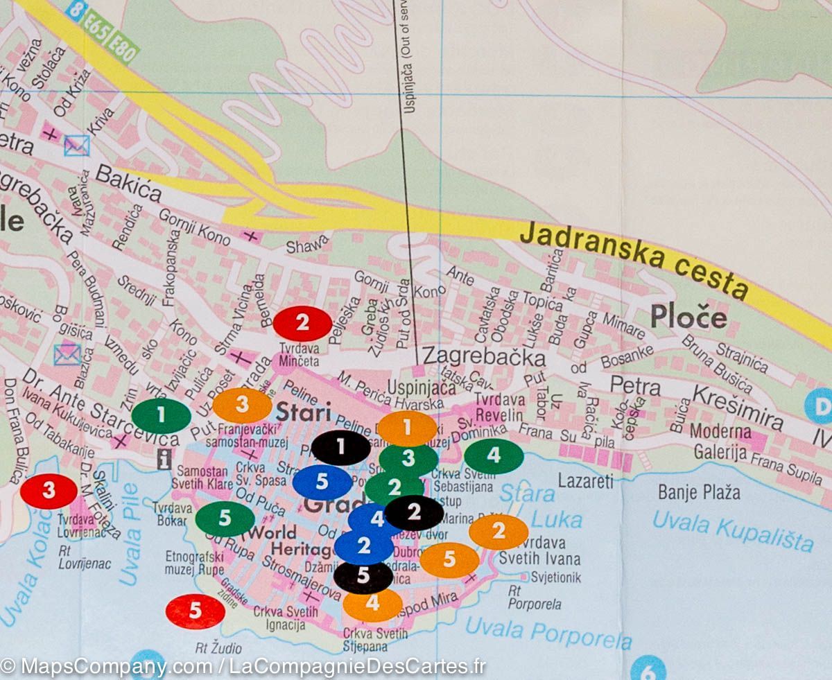 Plan de poche - Dubrovnik (Croatie) | Freytag & Berndt plan de ville Freytag & Berndt