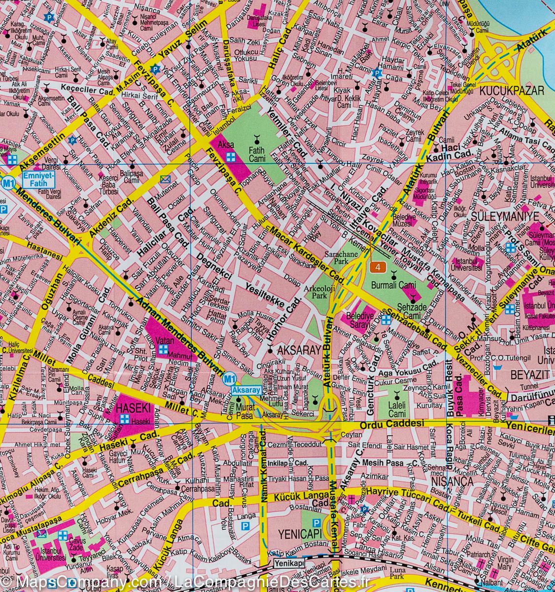 Plan de poche - Istanbul (Turquie) | Freytag & Berndt plan de ville Freytag & Berndt