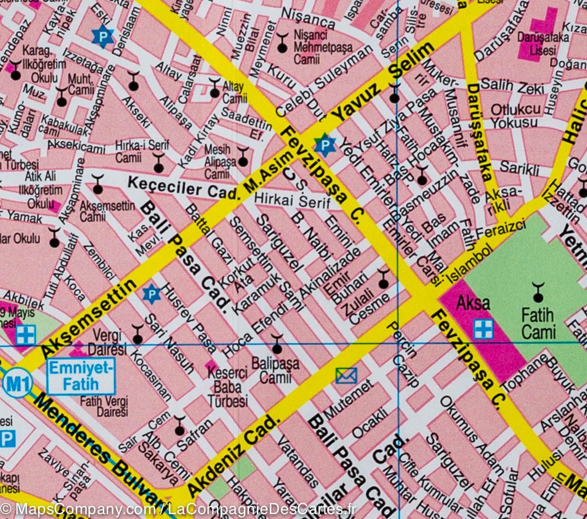 Plan de poche - Istanbul (Turquie) | Freytag & Berndt plan de ville Freytag & Berndt