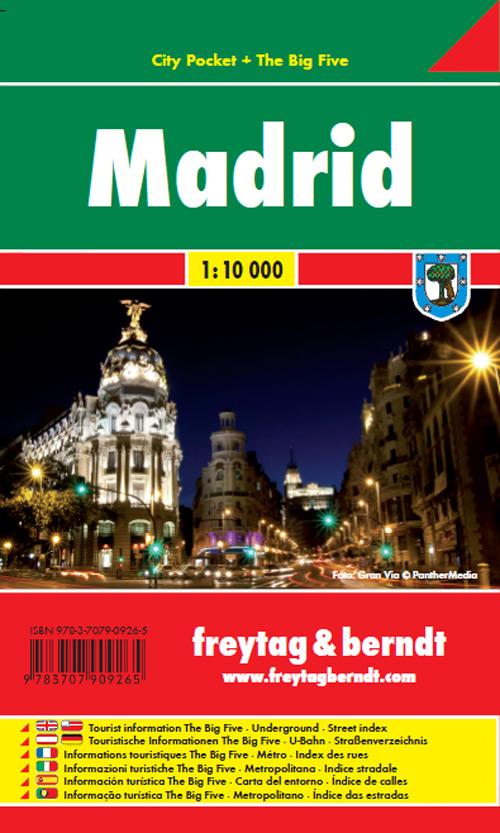 Plan de poche - Madrid | Freytag & Berndt plan de ville Freytag & Berndt Default Title