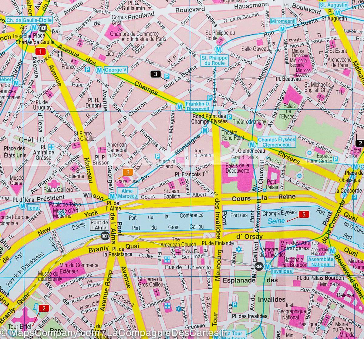 Plan de poche - Paris | Freytag & Berndt plan de ville Freytag & Berndt