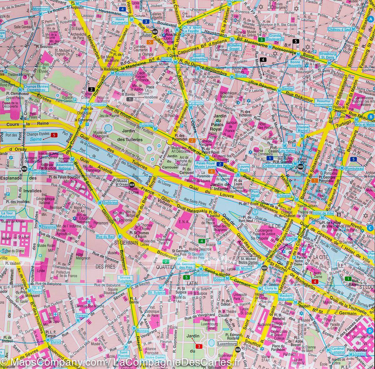 Plan de poche - Paris | Freytag & Berndt plan de ville Freytag & Berndt