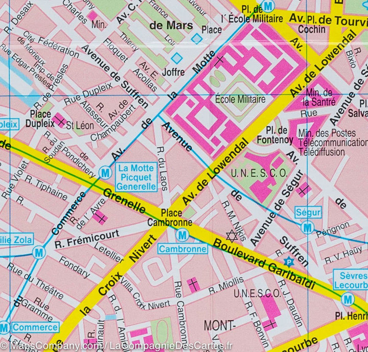Plan de poche de Paris | Freytag &amp; Berndt - La Compagnie des Cartes