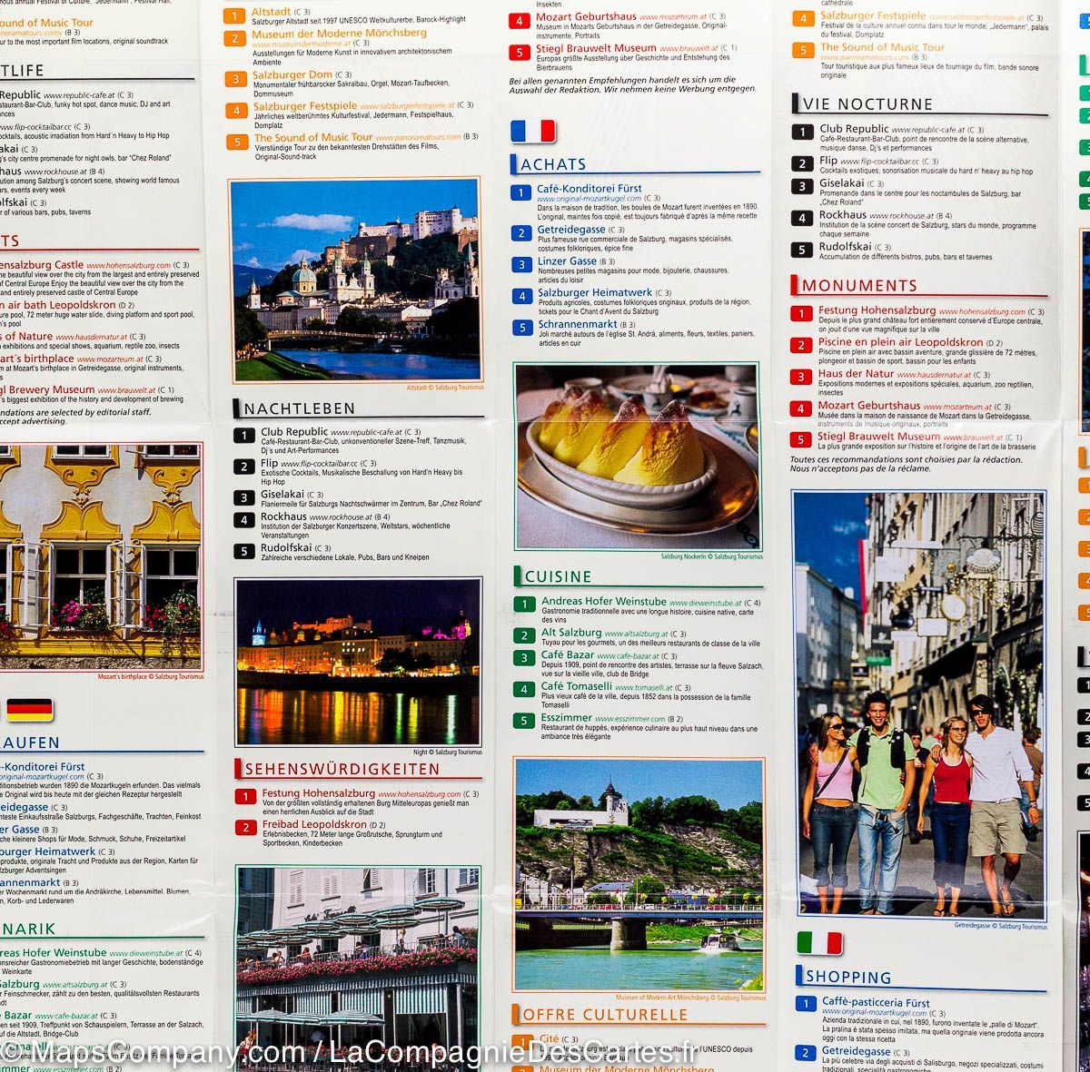 Plan de poche - Salzbourg (Autriche) | Freytag & Berndt plan de ville Freytag & Berndt