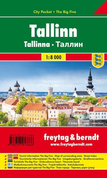 Plan de poche - Tallinn | Freytag & Berndt plan de ville Freytag & Berndt