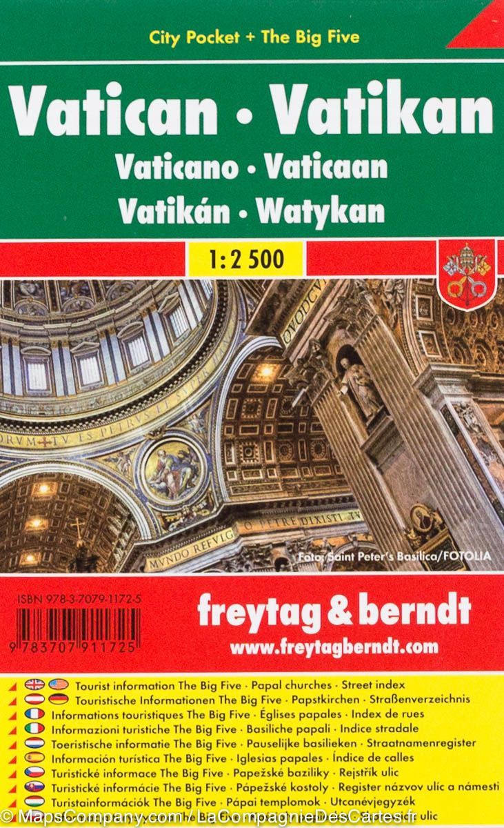 Plan de poche - Vatican | Freytag & Berndt plan de ville Freytag & Berndt