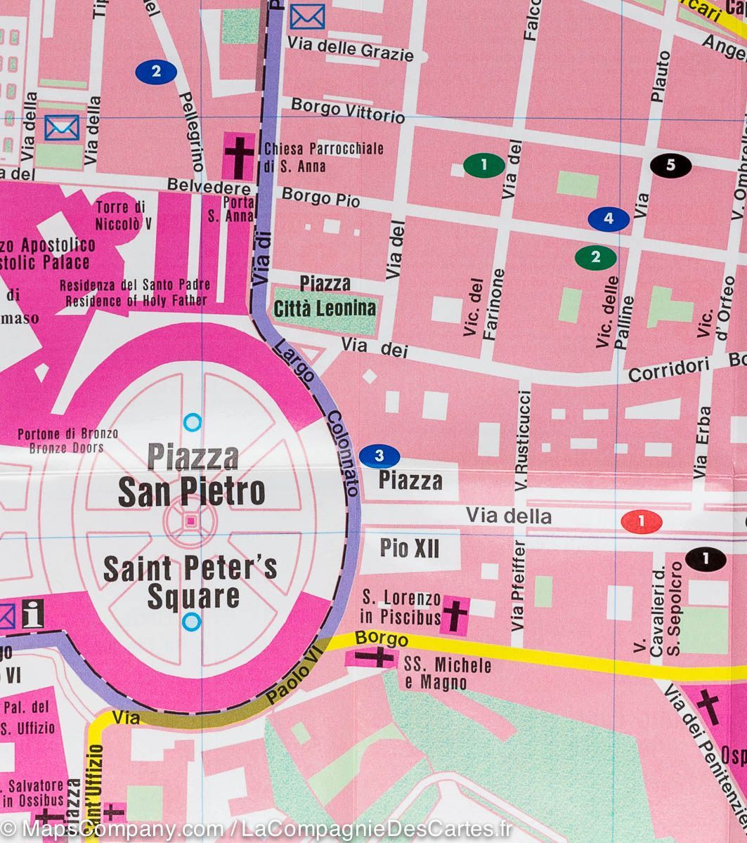 Plan de poche - Vatican | Freytag & Berndt plan de ville Freytag & Berndt