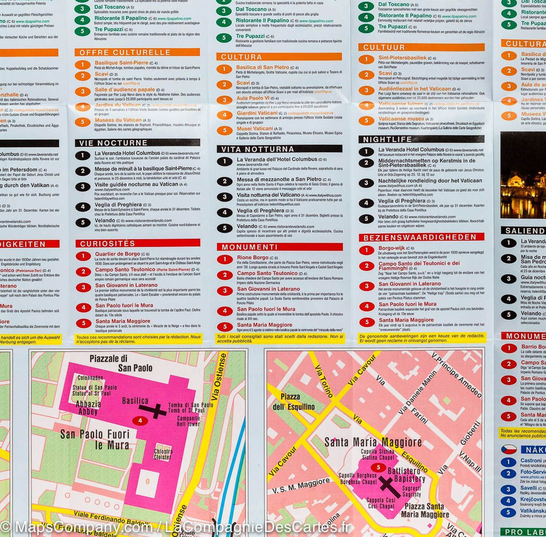 Plan de poche du Vatican | Freytag &#038; Berndt - La Compagnie des Cartes