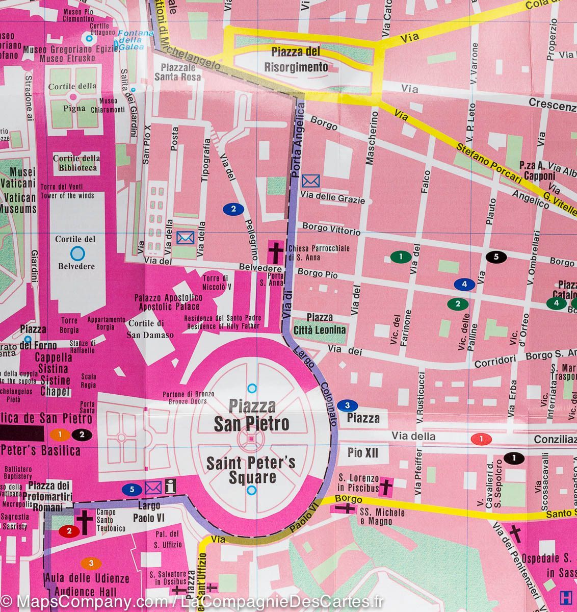 Plan de poche - Vatican | Freytag & Berndt plan de ville Freytag & Berndt