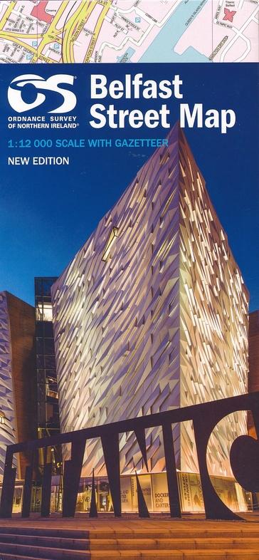 Plan de ville - Belfast (Irlande du Nord) | Ordnance Survey carte pliée Ordnance Survey Ireland 
