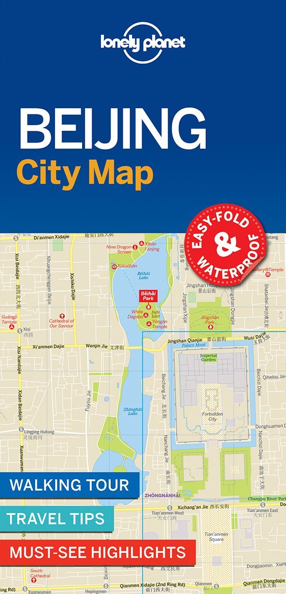 Plan de ville (en anglais) - Beijing | Lonely Planet carte pliée Lonely Planet 
