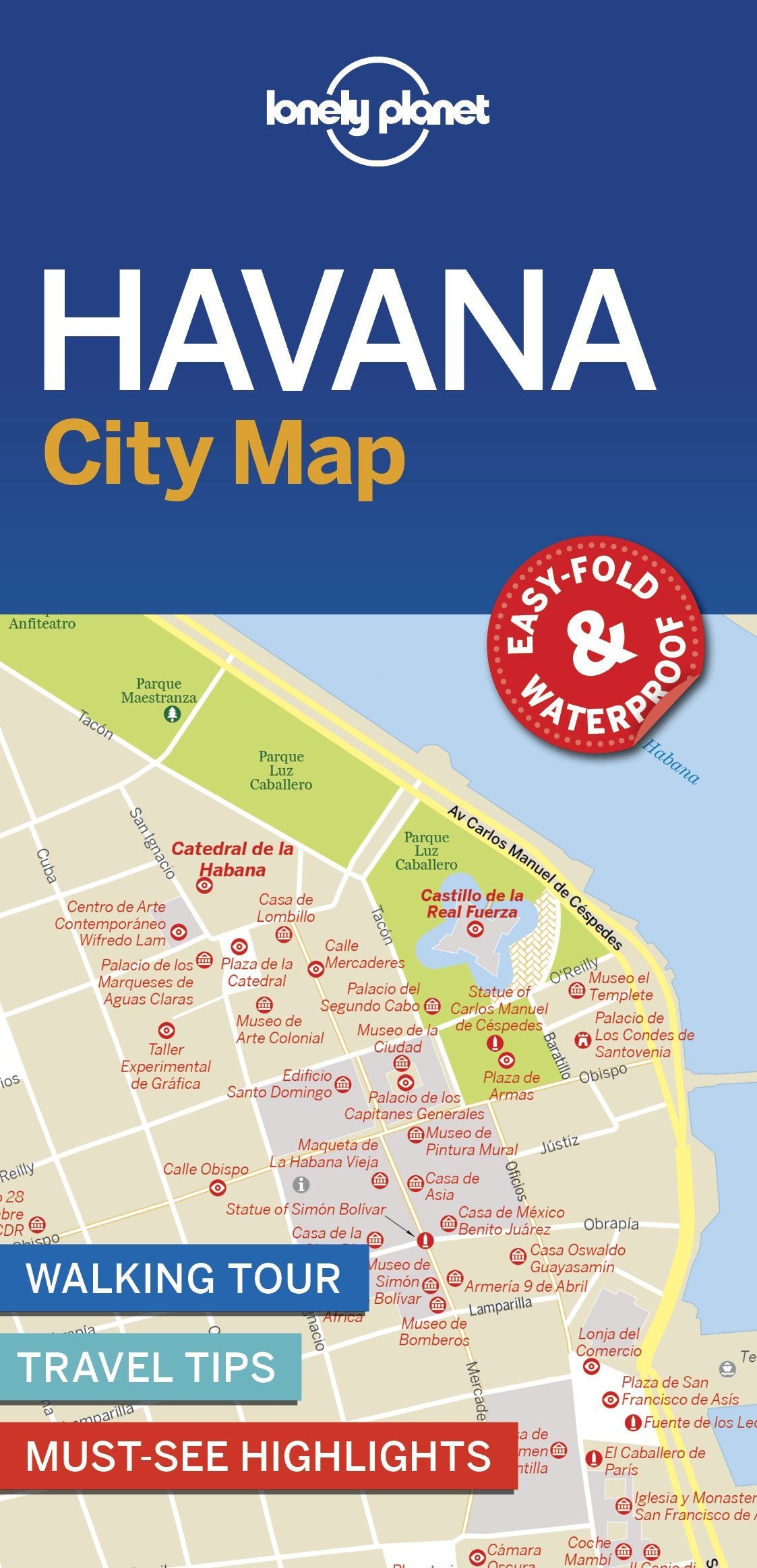 Plan de ville (en anglais) - Havana | Lonely Planet plan de ville Lonely Planet EN Default Title