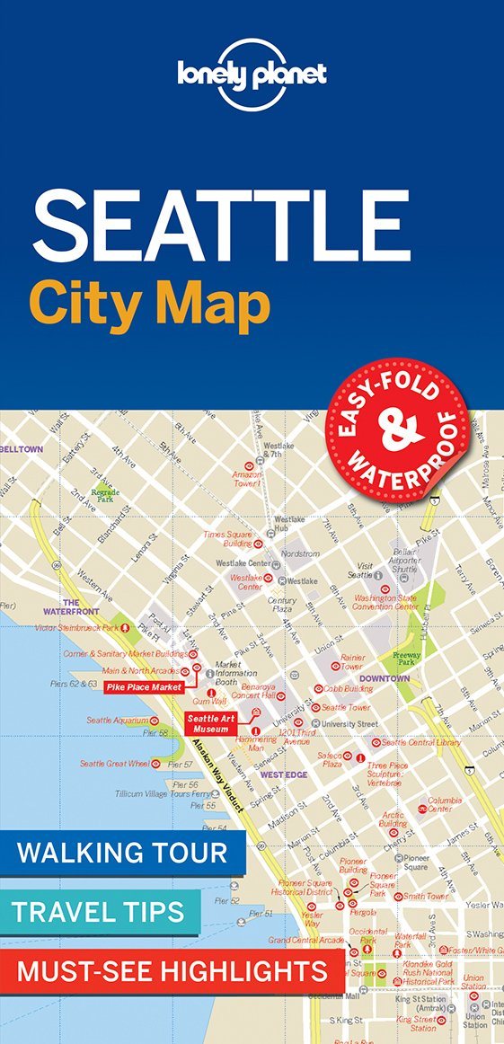 Plan de ville (en anglais) - Seattle | Lonely Planet plan de ville Lonely Planet EN Default Title