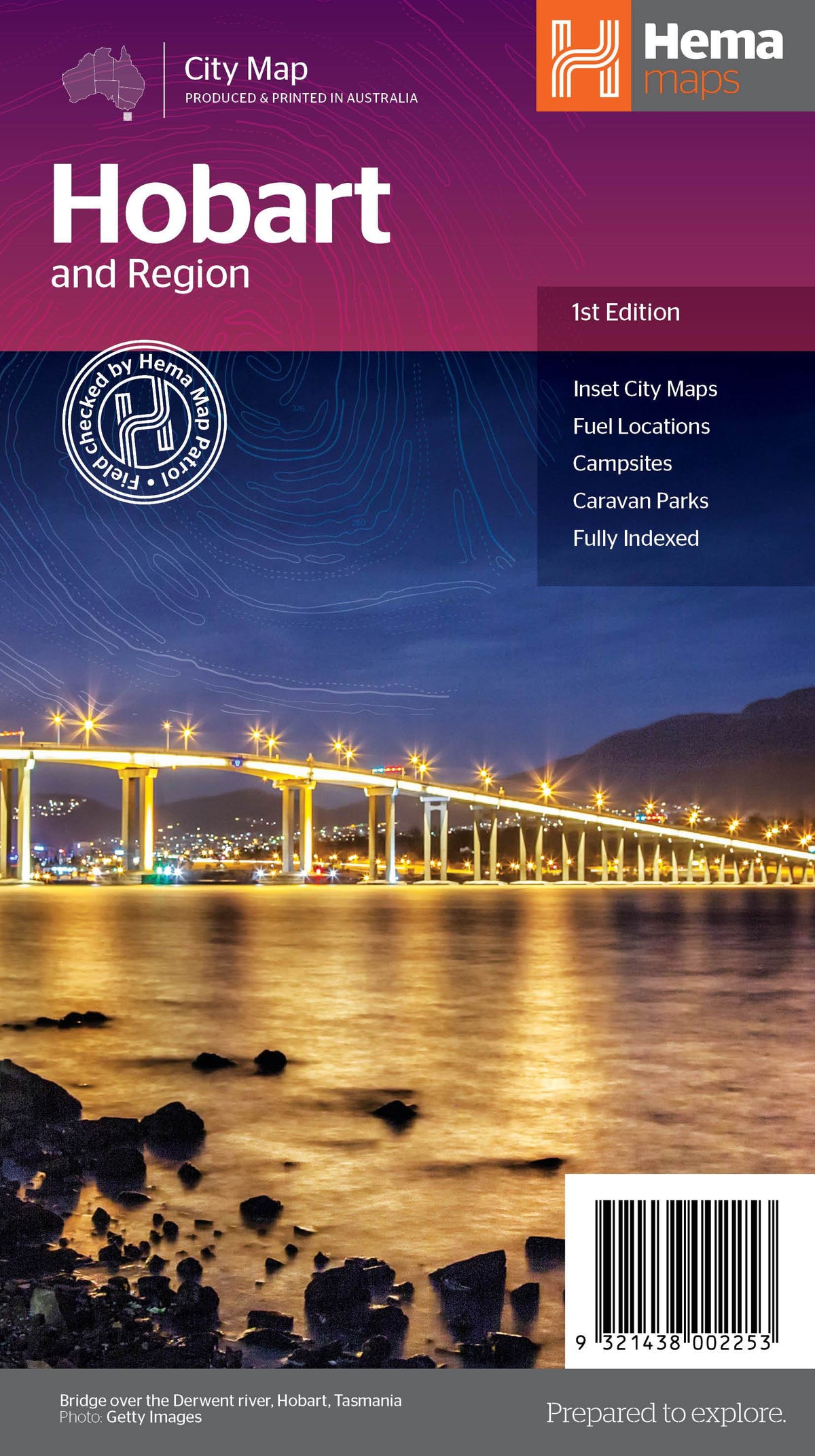 Horbert Map City Map - Hobart and Surrounds (Tasmania) | Hema Maps – Cartovia