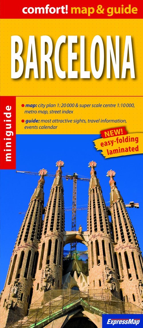 Plan de ville plastifié - Barcelone + miniguide | Express Map carte pliée Express Map 