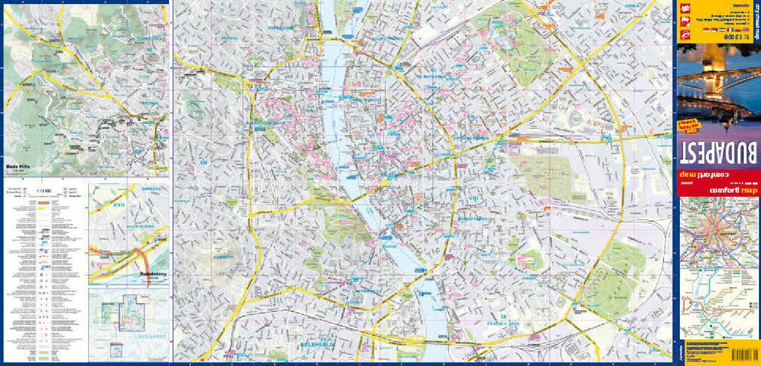 Plan de ville plastifié - Budapest | Express Map carte pliée Express Map 