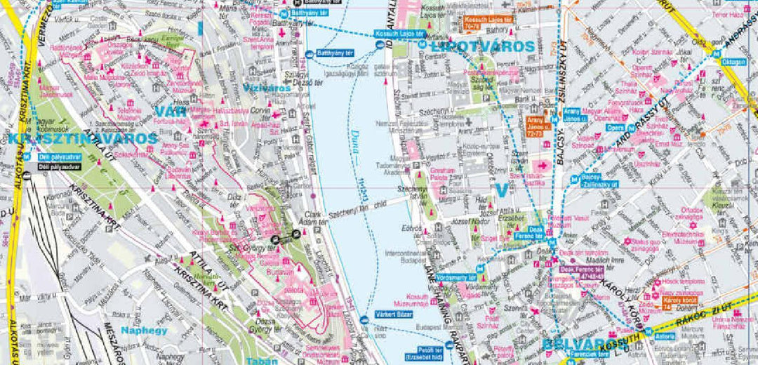 Plan de ville plastifié - Budapest | Express Map carte pliée Express Map 