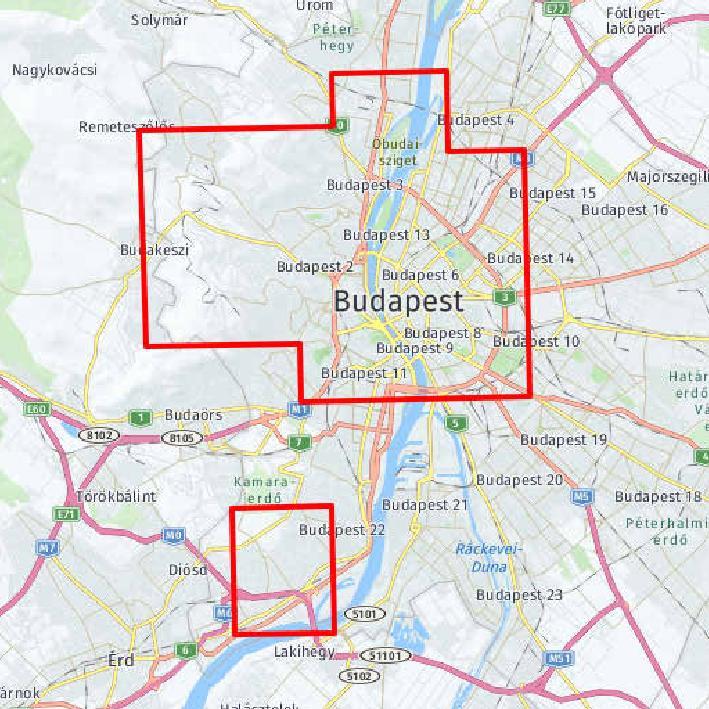 Plan de ville plastifié - Budapest | Express Map carte pliée Express Map 
