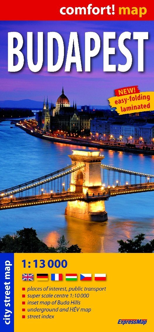 Plan de ville plastifié - Budapest | Express Map carte pliée Express Map 