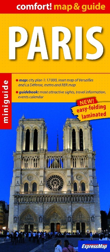 Plan de ville plastifié - Paris + miniguide | Express Map plan de ville Express Map Default Title