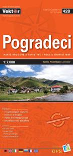 Plan de ville - Pogradeci (Albanie), n° 428 | Vektor plan de ville Vektor Default Title