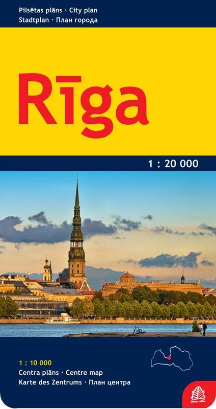 Plan de ville - Riga (Lettonie) | Jana Seta plan de ville Jana Seta Default Title