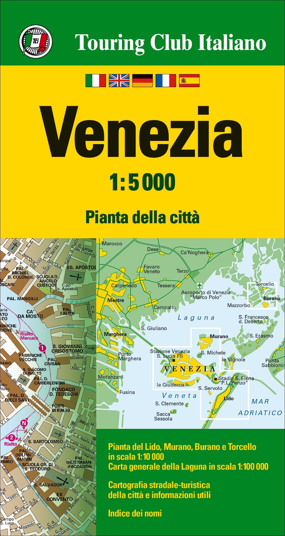 Plan de ville - Venise | Touring Club Italiano plan de ville Touring Club Italiano Default Title