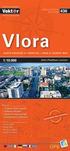 Plan de ville - Vlora (Albanie), n° 436 | Vektor plan de ville Vektor Default Title