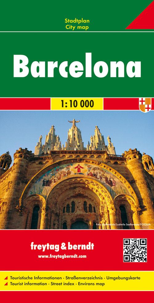 Plan détaillé - Barcelone | Freytag & Berndt carte pliée Freytag & Berndt 